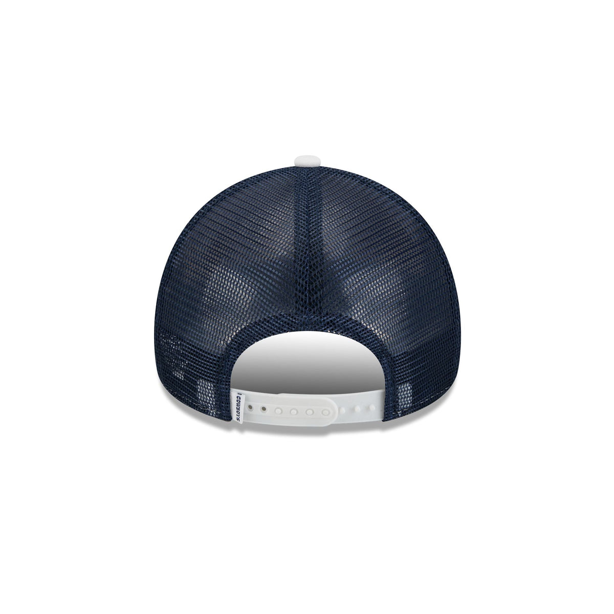 Dallas Cowboys Optic White Felt Logo Women's 9FORTY M-Crown A-Frame Trucker Hat