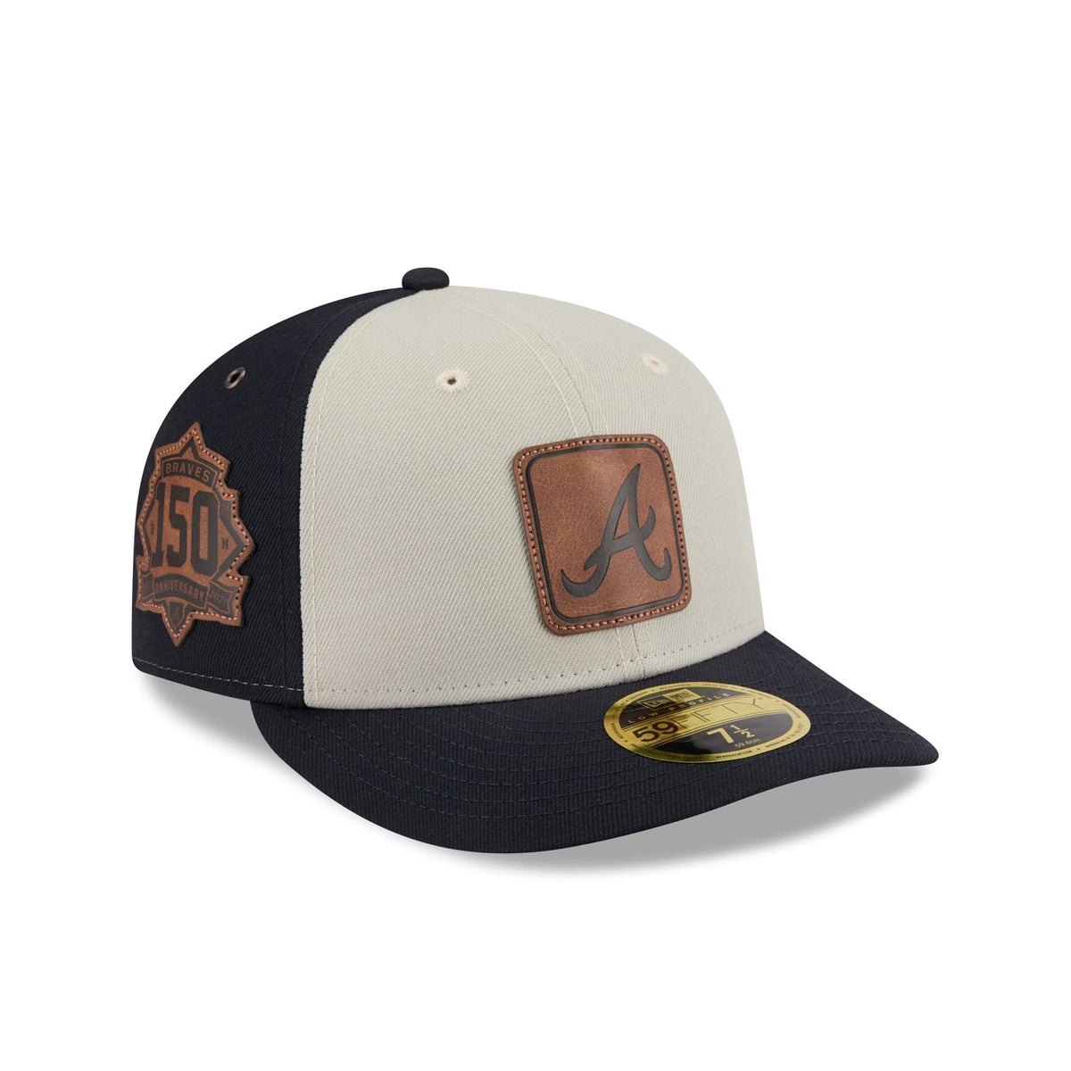 Atlanta Braves Quilted Low Profile 59FIFTY Fitted Hat