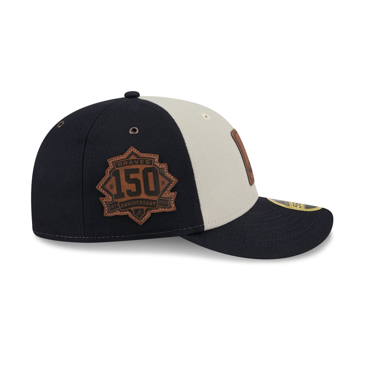 Atlanta Braves Quilted Low Profile 59FIFTY Fitted Hat