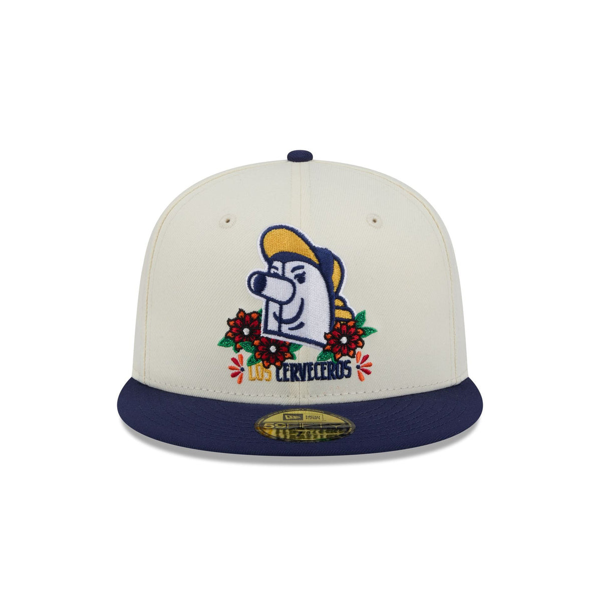 Milwaukee Brewers Day of the Dead Sugar Skull Mascot 59FIFTY Fitted Hat