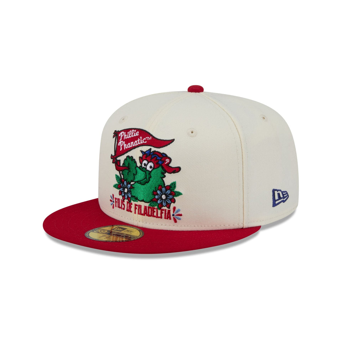 Philadelphia Phillies Day of the Dead Sugar Skull Mascot 59FIFTY Fitted Hat