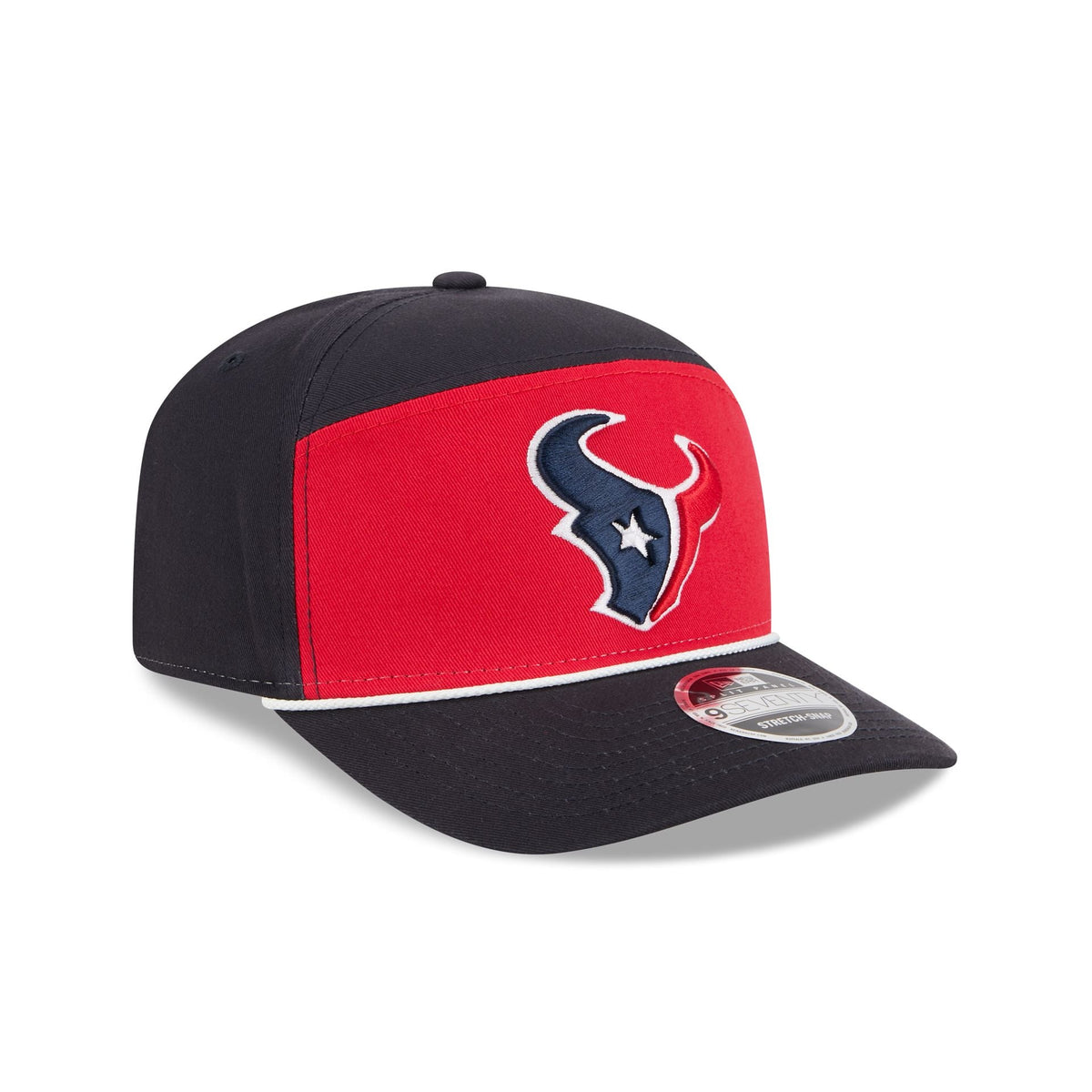 Houston Texans Split Panel 9SEVENTY Stretch-Snap Hat