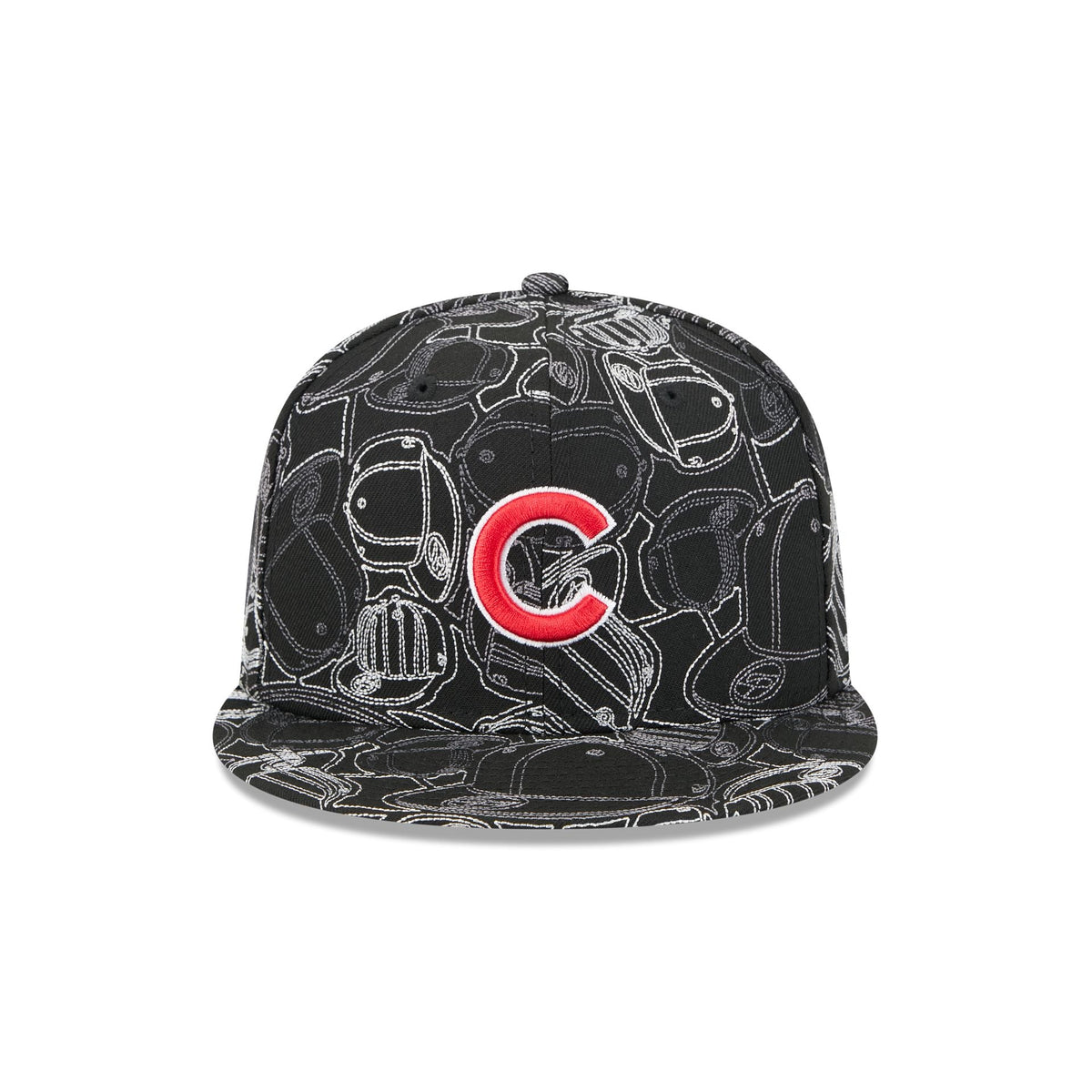 Chicago Cubs Cap Scramble 59FIFTY Fitted Hat