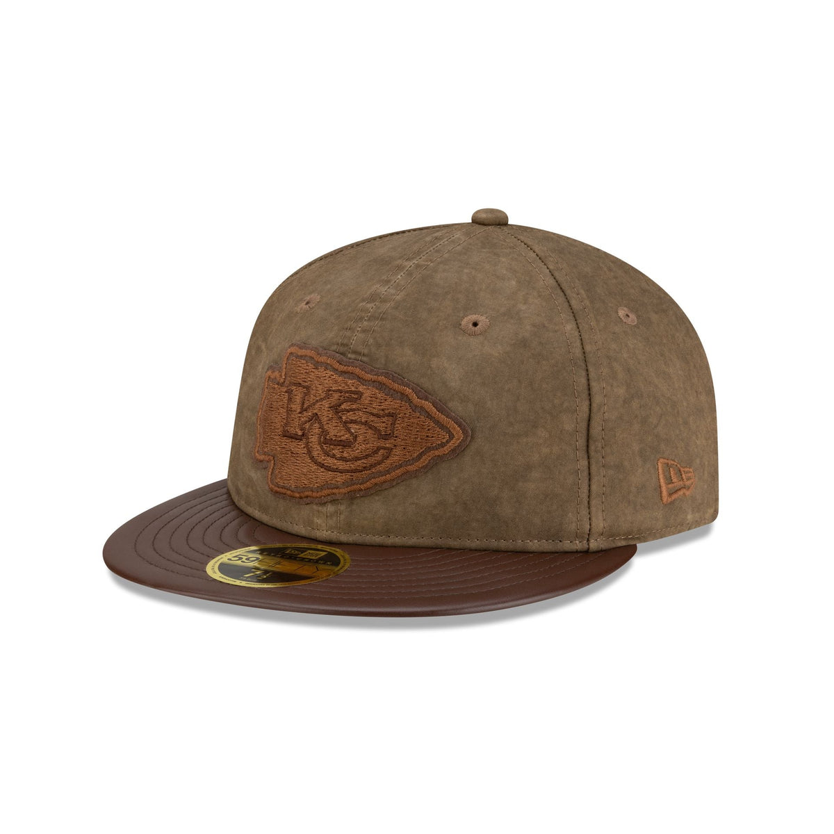 Kansas City Chiefs Utility Linen Retro Crown 59FIFTY Fitted Hat