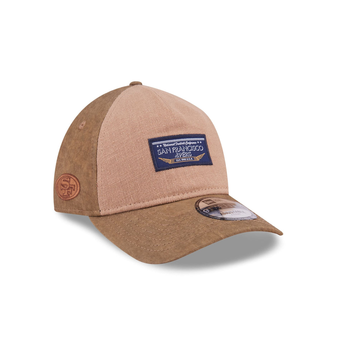 San Francisco 49ers Utility Linen 9TWENTY A-Frame Adjustable Hat