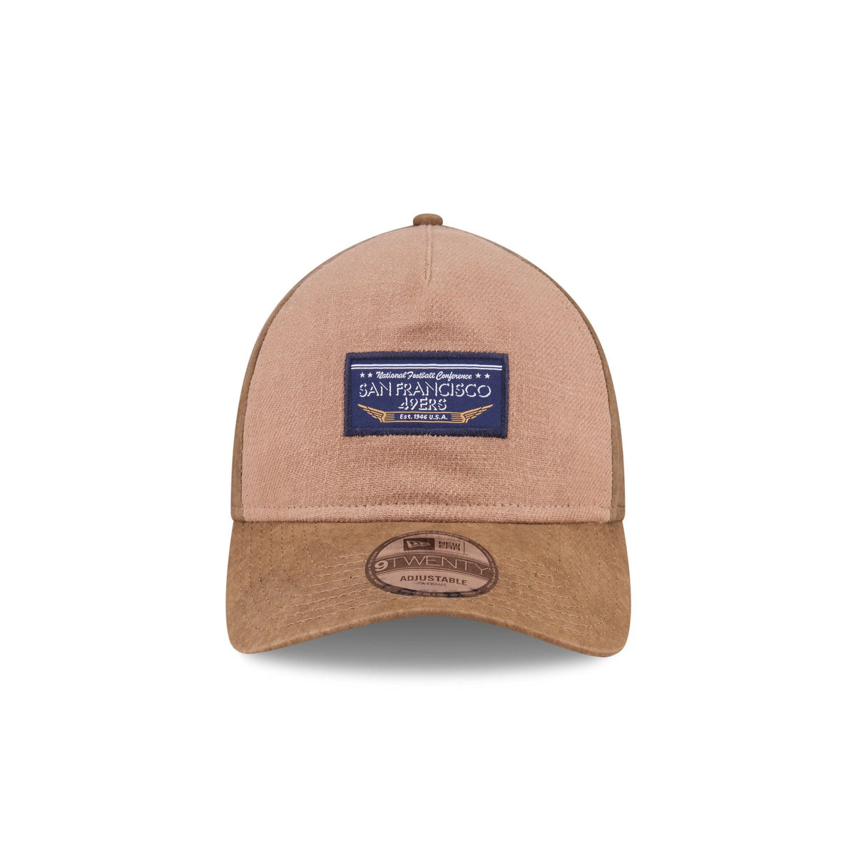 San Francisco 49ers Utility Linen 9TWENTY A-Frame Adjustable Hat