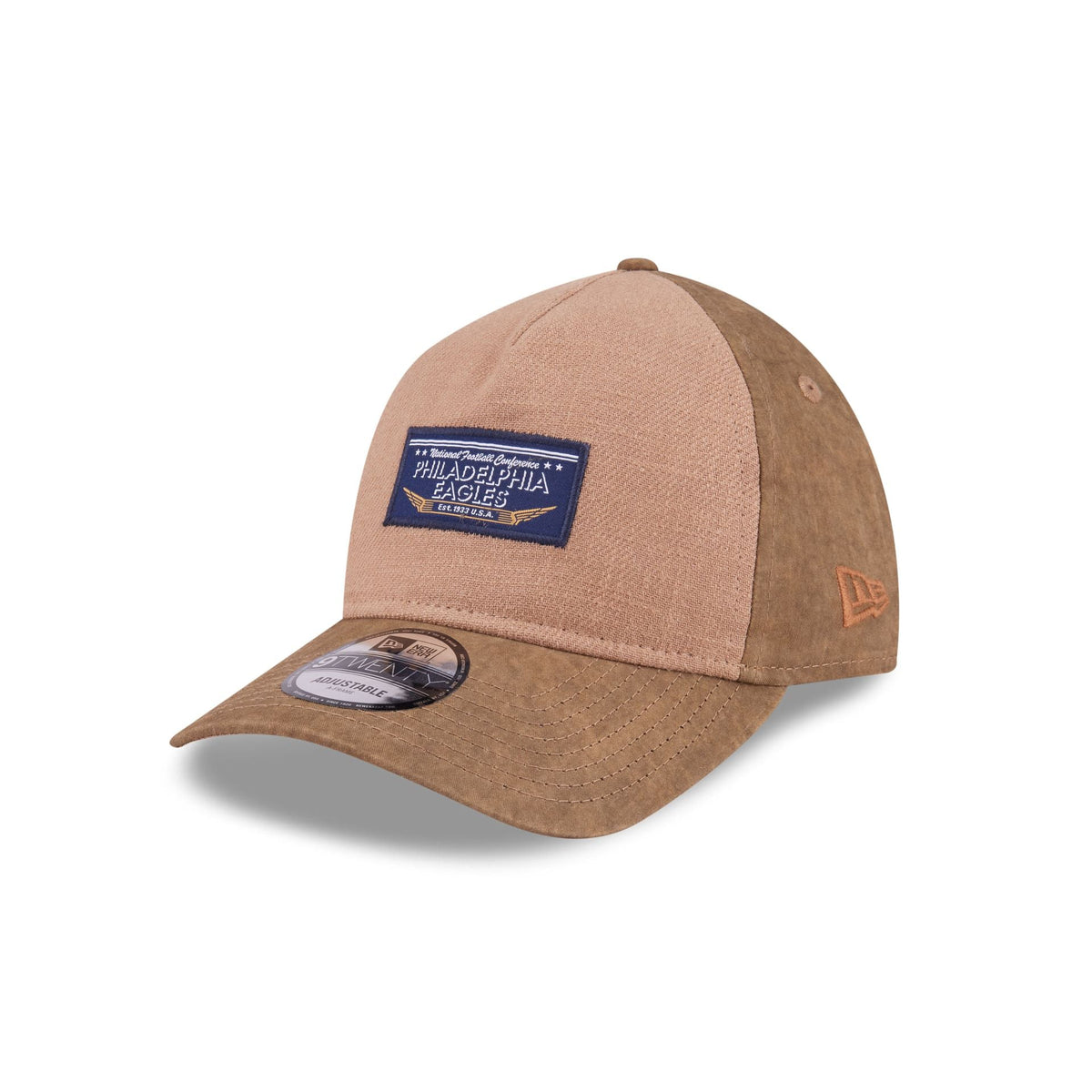 Philadelphia Eagles Utility Linen 9TWENTY A-Frame Adjustable Hat