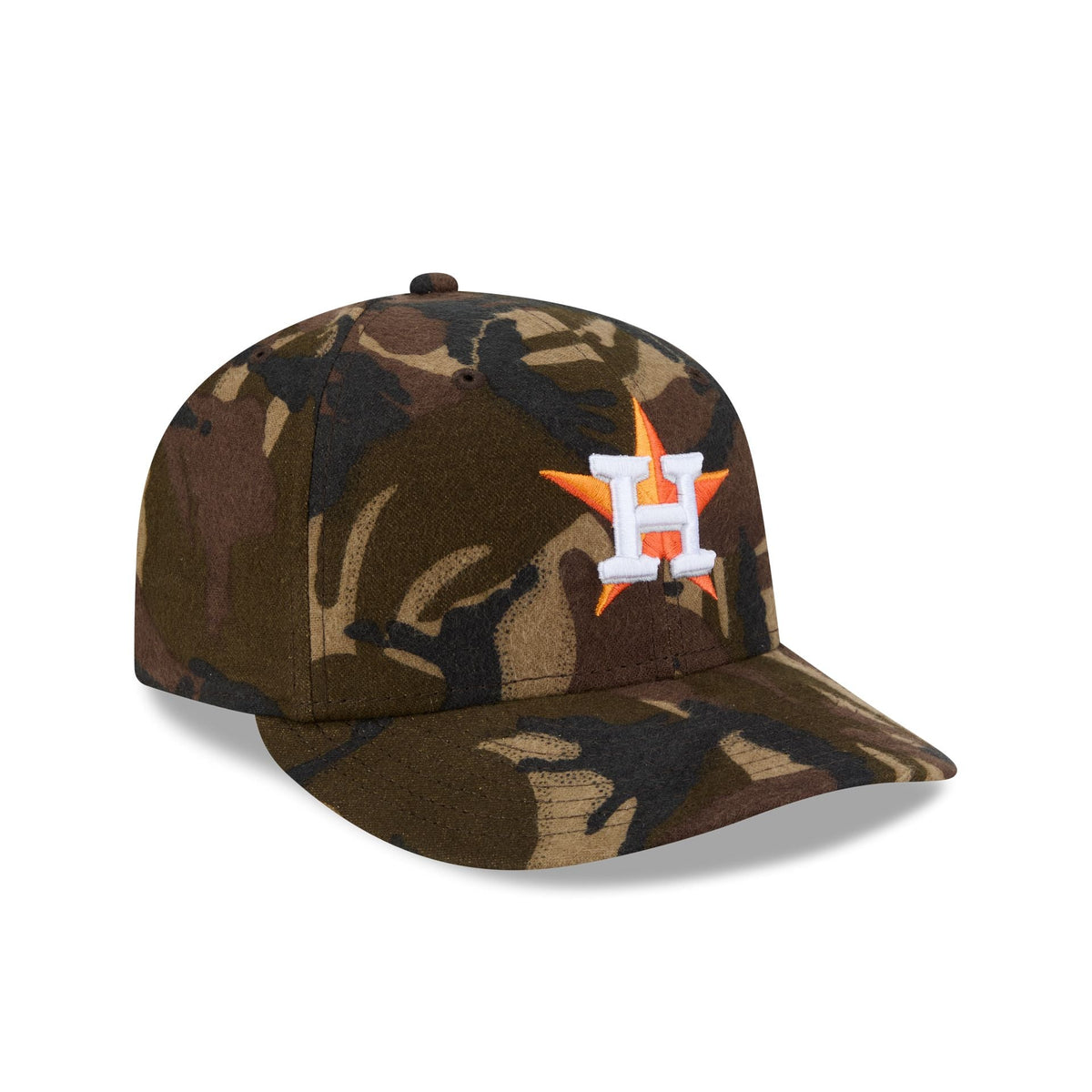 Houston Astros Three Looms Camo Pre-Curve 59FIFTY Fitted Hat