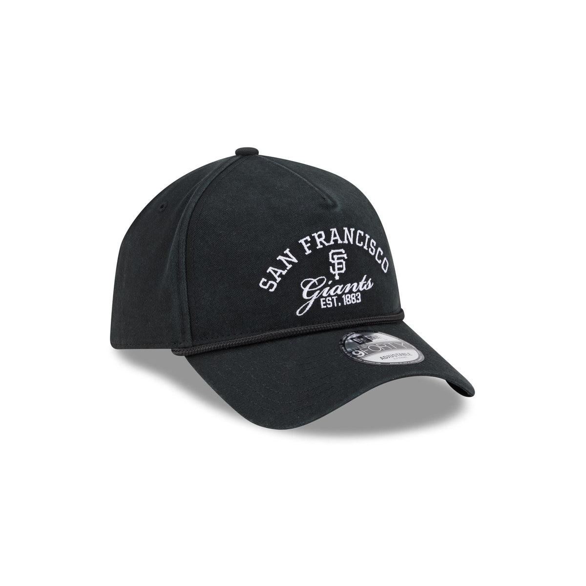 San Francisco Giants Stacked Rope 9FORTY A-Frame Snapback Hat