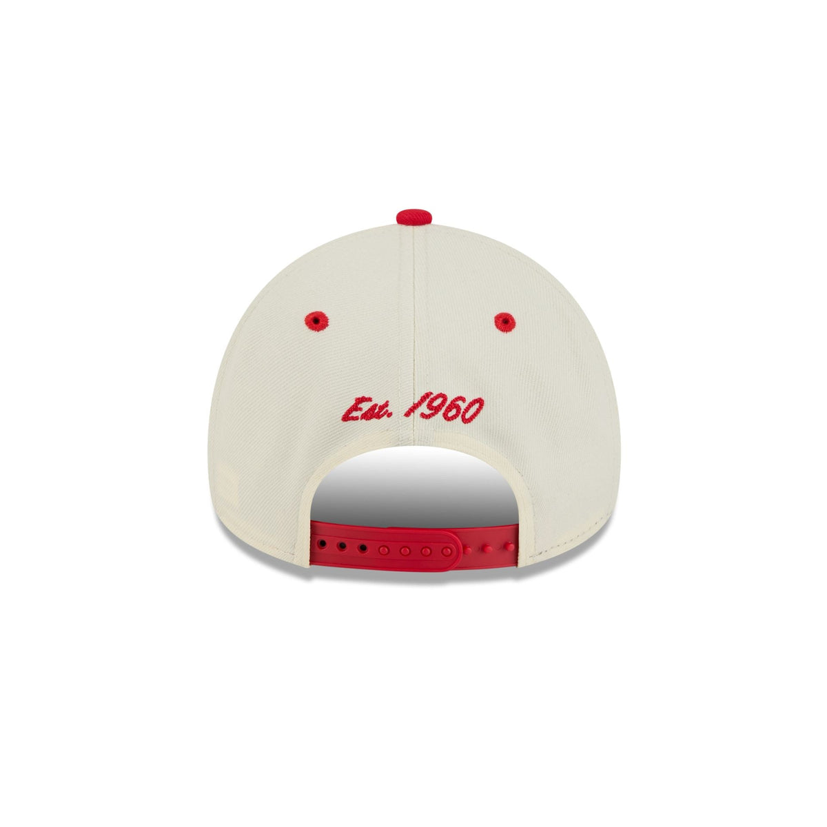 Kansas City Chiefs Chrome White Arched 9FORTY A-Frame Snapback Hat