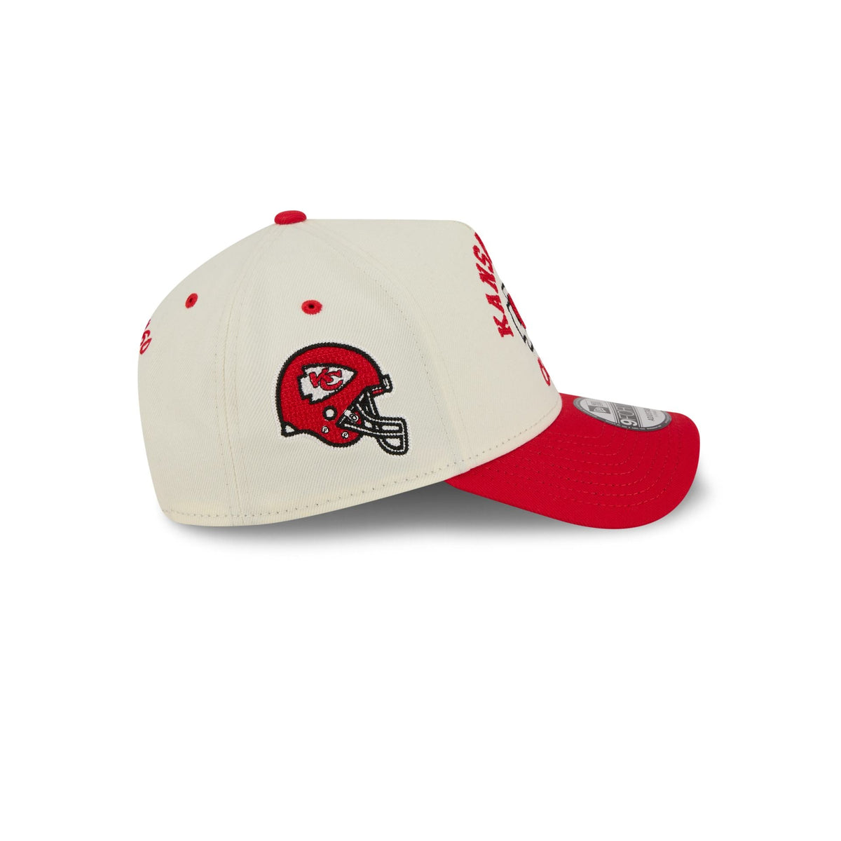 Kansas City Chiefs Chrome White Arched 9FORTY A-Frame Snapback Hat