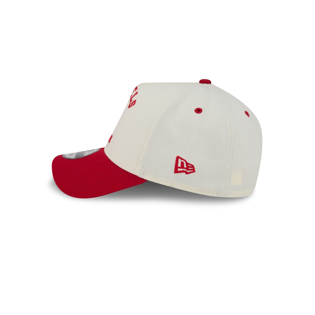 Los Angeles Angels Chrome White Arched 9FORTY A-Frame Snapback Hat