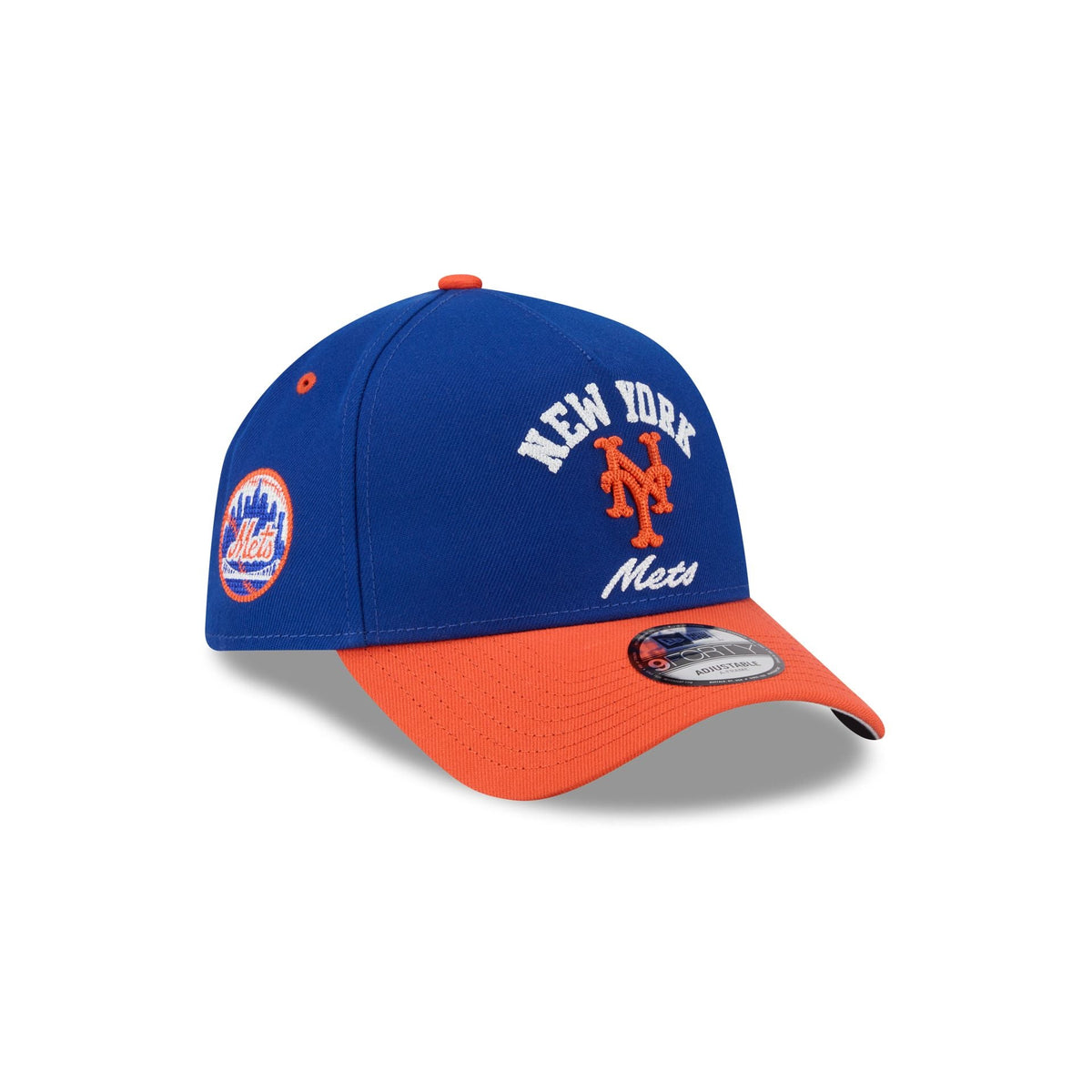 New York Mets Arched 9FORTY A-Frame Snapback Hat