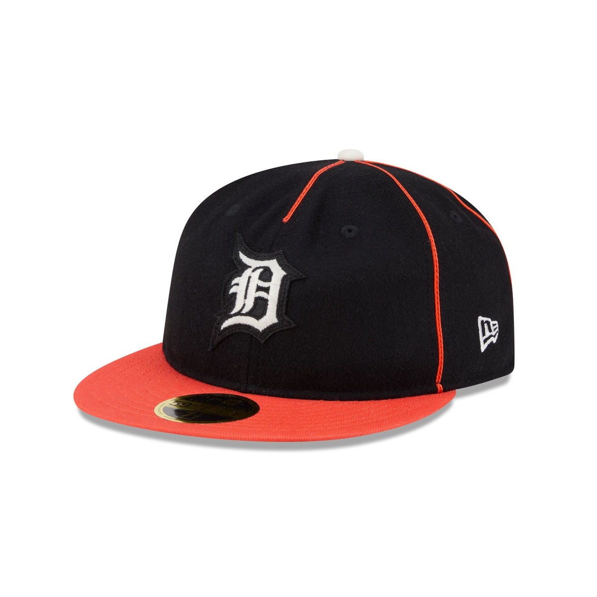 Detroit Tigers Felt Logo Retro Crown 59FIFTY Fitted Hat