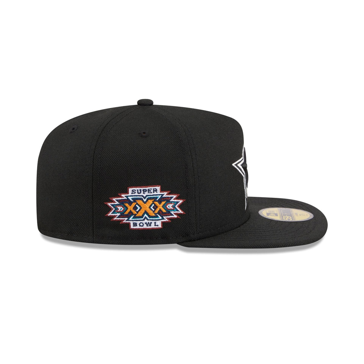 Just Caps Chiseled Logo Dallas Cowboys 59FIFTY A-Frame Fitted Hat