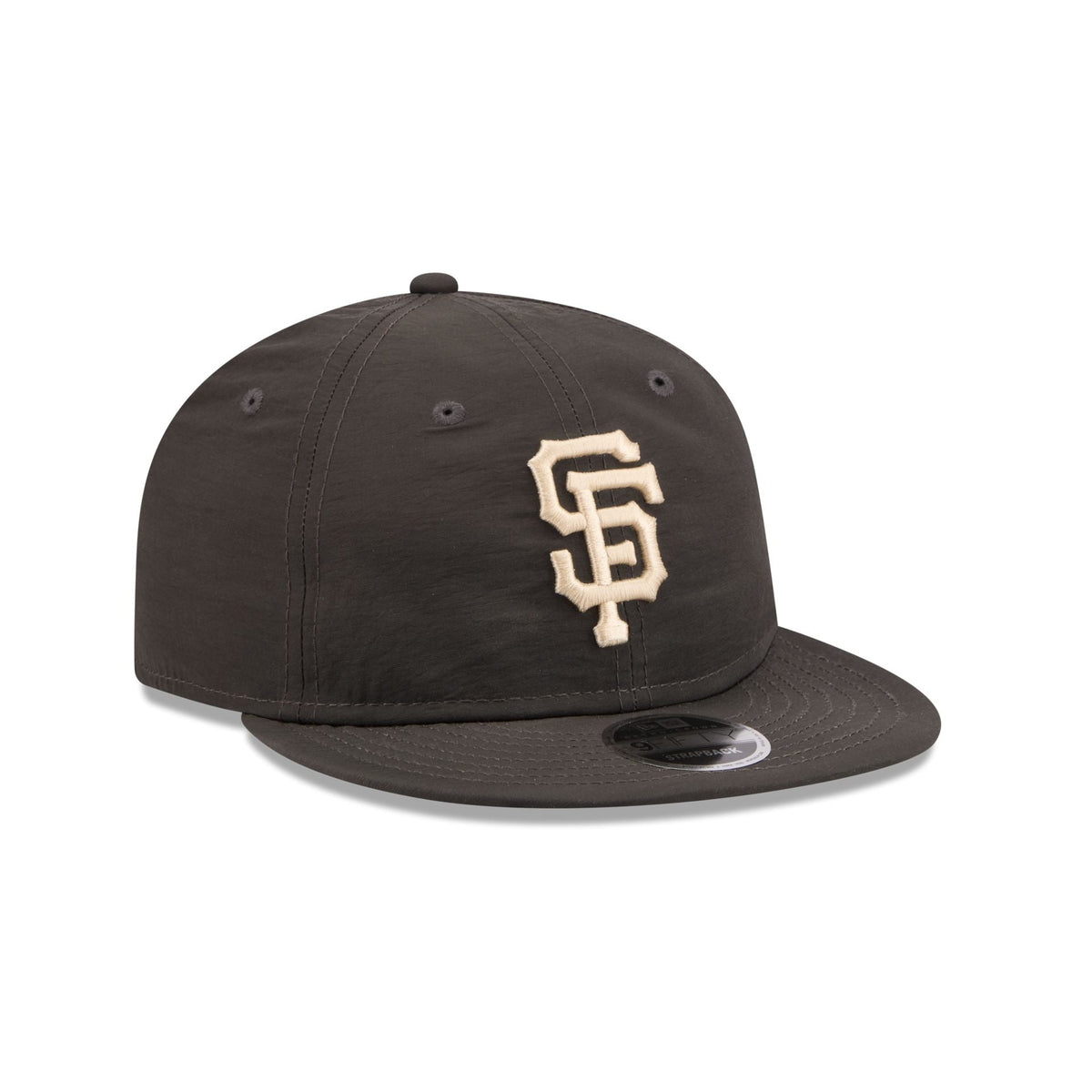 San Francisco Giants Three Looms Nylon Black Retro Crown 9FIFTY Adjustable Hat