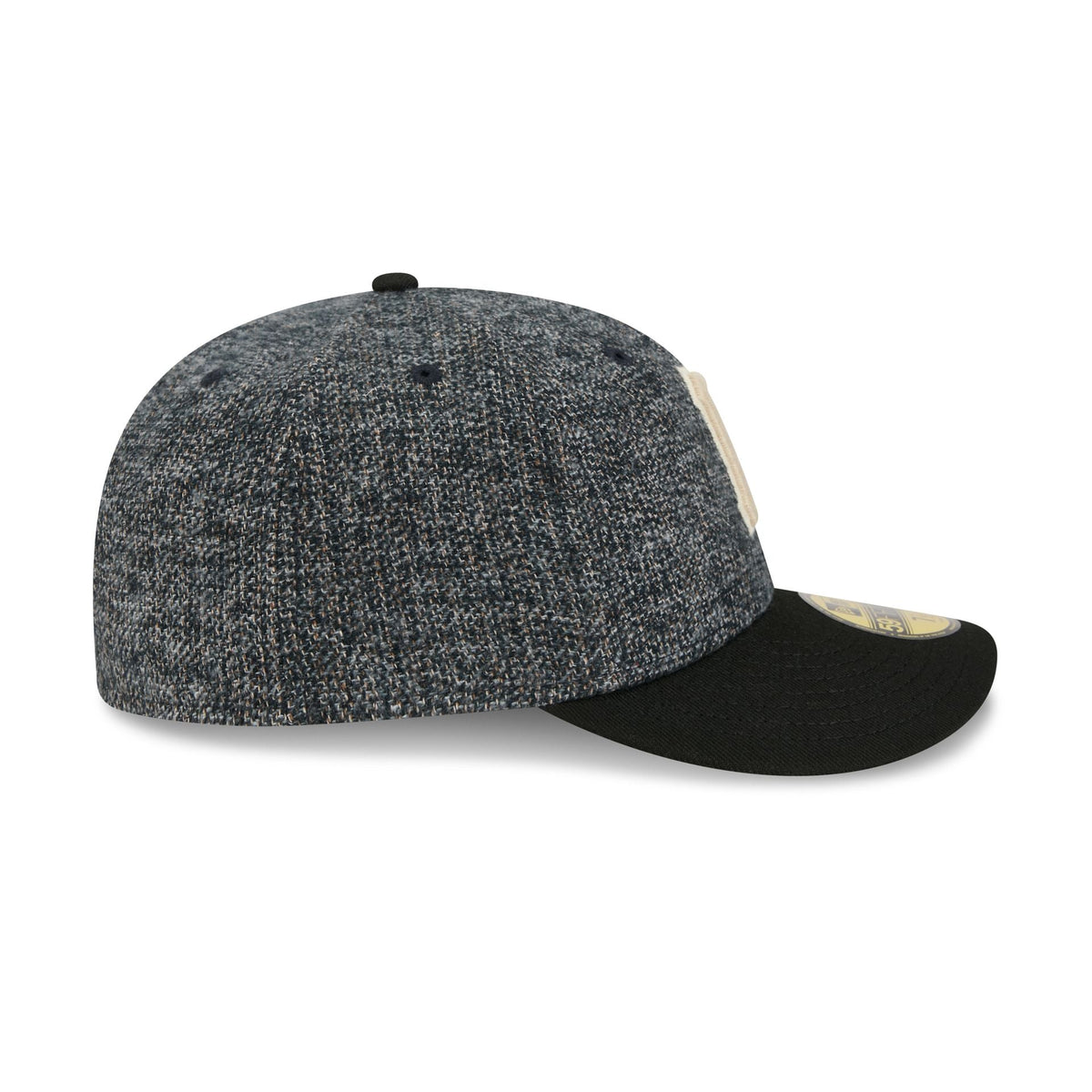 Pittsburgh Pirates Three Looms Tweedy Cotton Black 59FIFTY Fitted Hat