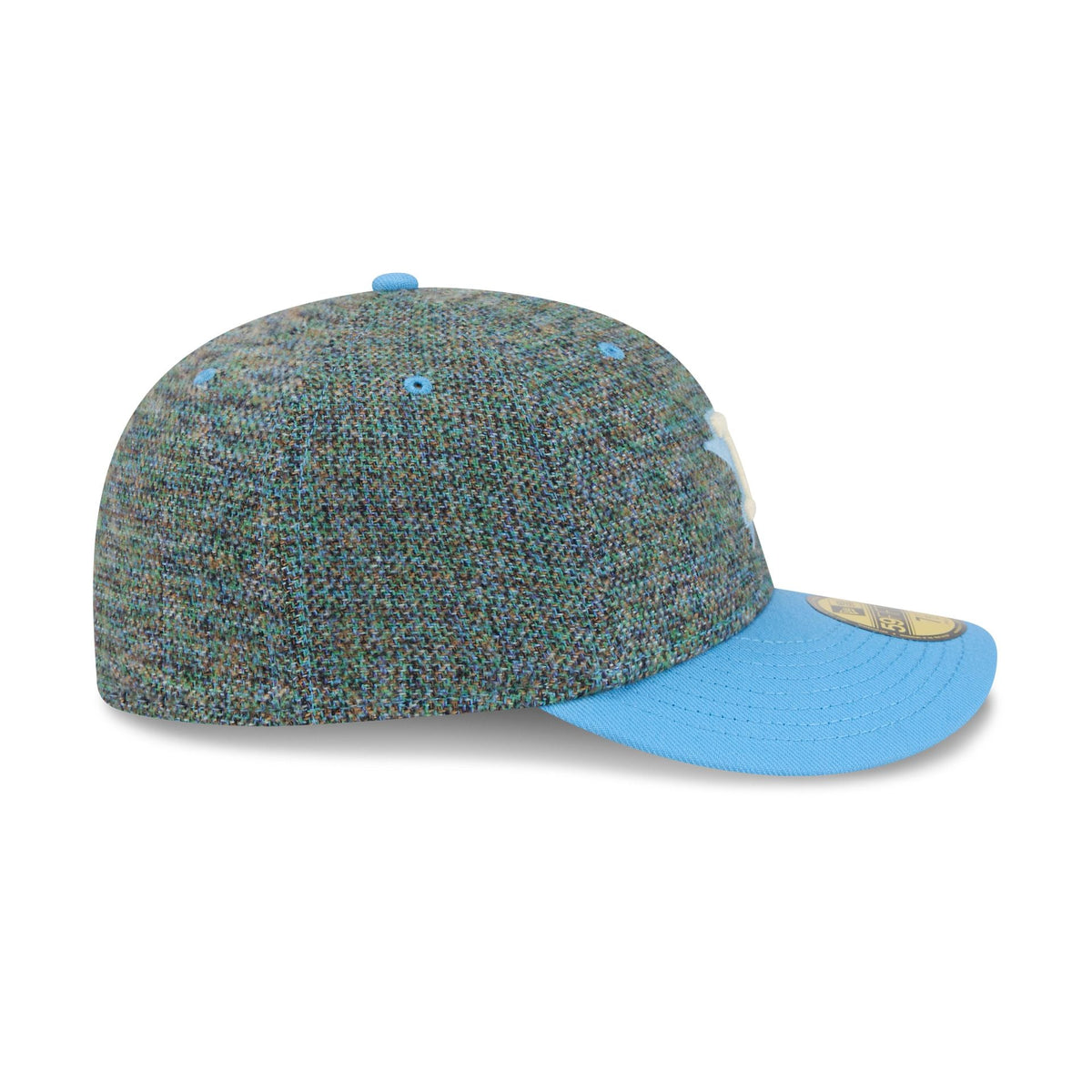 Houston Astros Three Looms Tweedy Cotton Radiant Blue 59FIFTY Fitted Hat