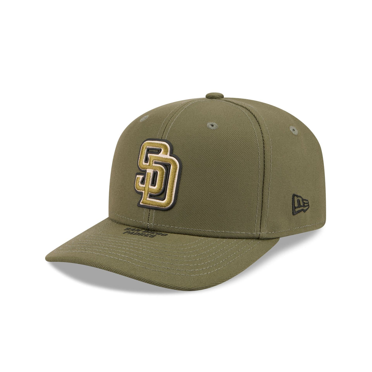 San Diego Padres Armed Forces Day 2026 9SEVENTY Stretch-Snap Hat