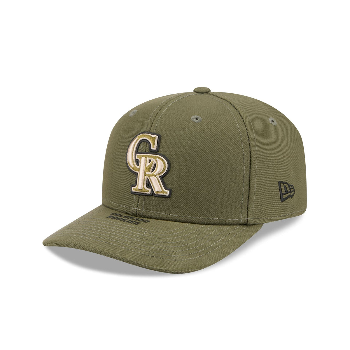 Colorado Rockies Armed Forces Day 2026 9SEVENTY Stretch-Snap Hat