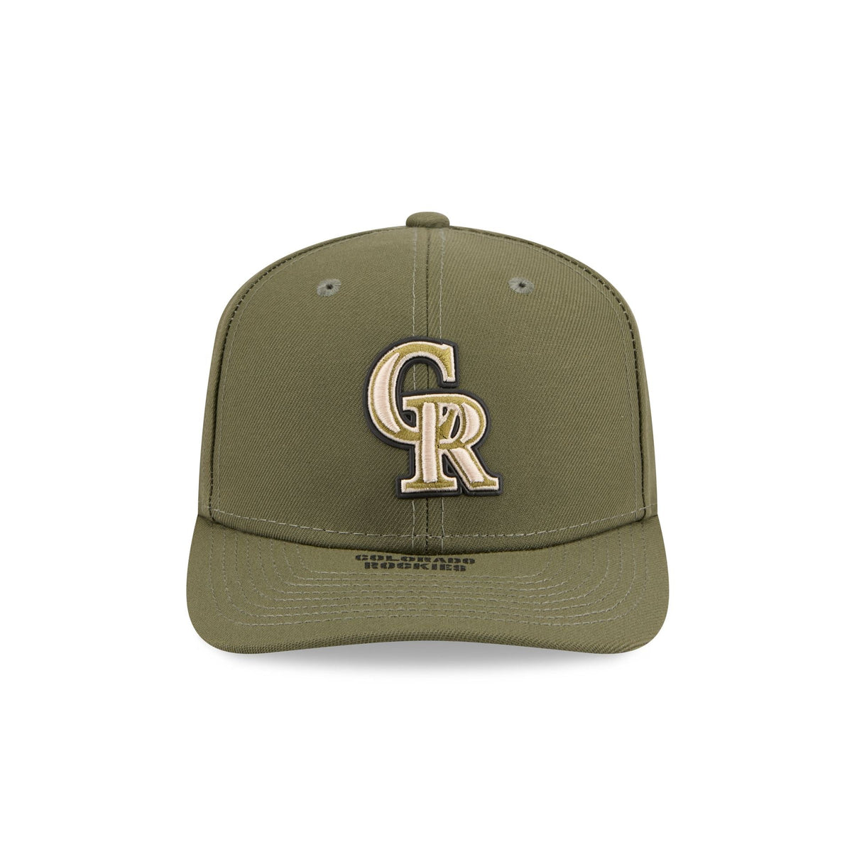 Colorado Rockies Armed Forces Day 2026 9SEVENTY Stretch-Snap Hat