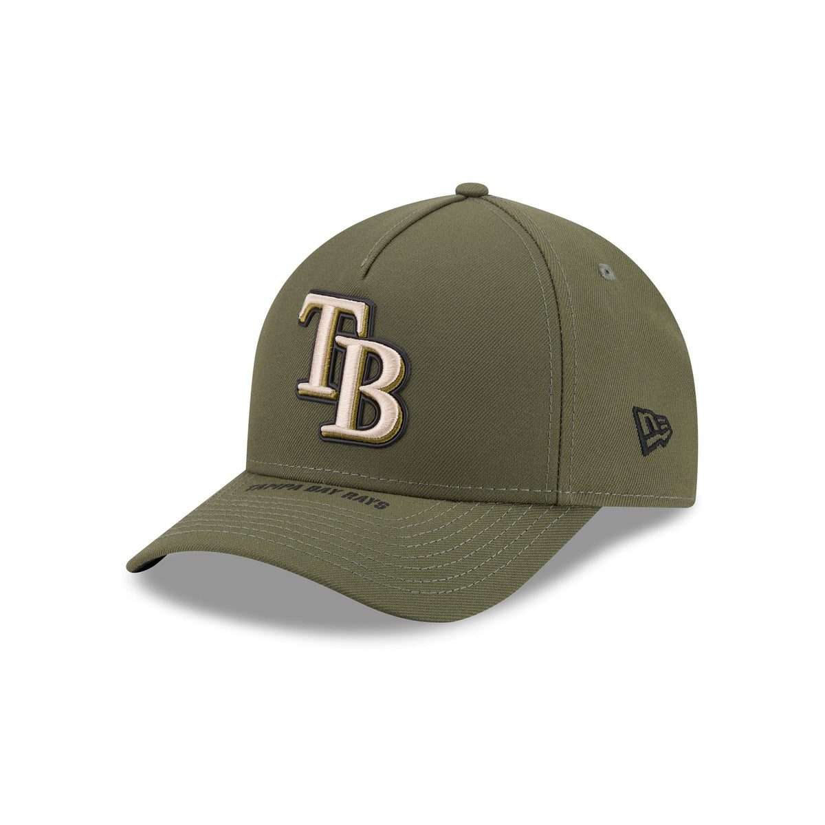Tampa Bay Rays Armed Forces Day 2026 9FORTY M-Crown A-Frame Snapback Hat