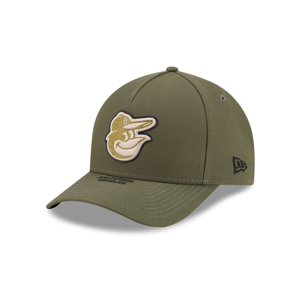 Baltimore Orioles Armed Forces Day 2026 9FORTY M-Crown A-Frame Snapback Hat