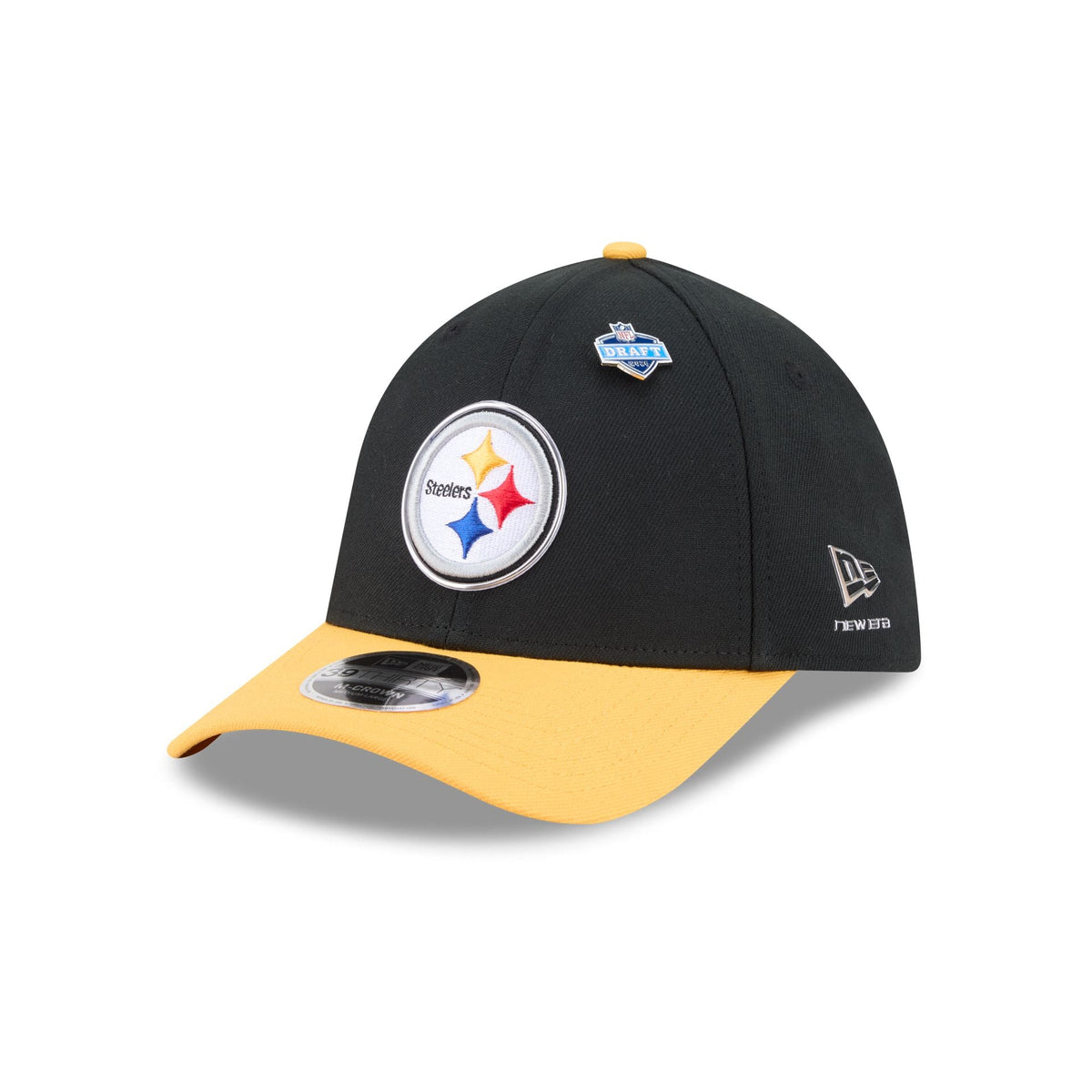 Pittsburgh Steelers 2026 Draft 39THIRTY M-Crown Stretch Fit Hat