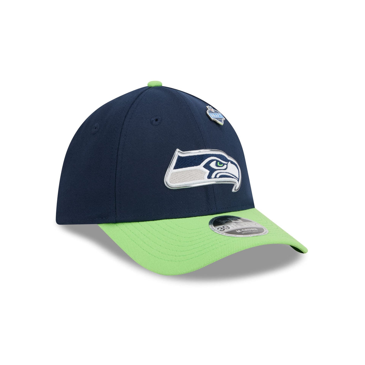 Seattle Seahawks 2026 Draft 39THIRTY M-Crown Stretch Fit Hat