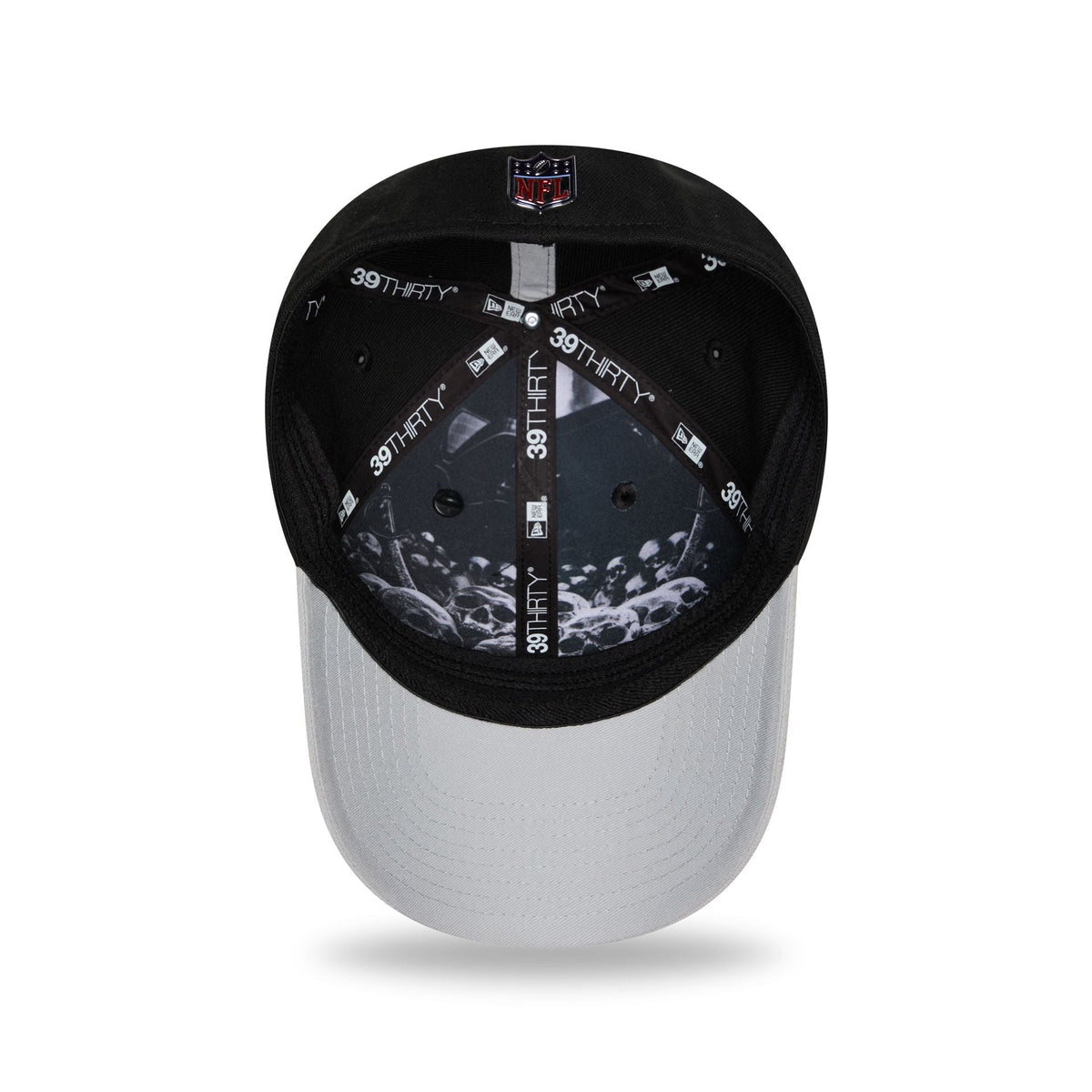Las Vegas Raiders 2026 Draft 39THIRTY M-Crown Stretch Fit Hat