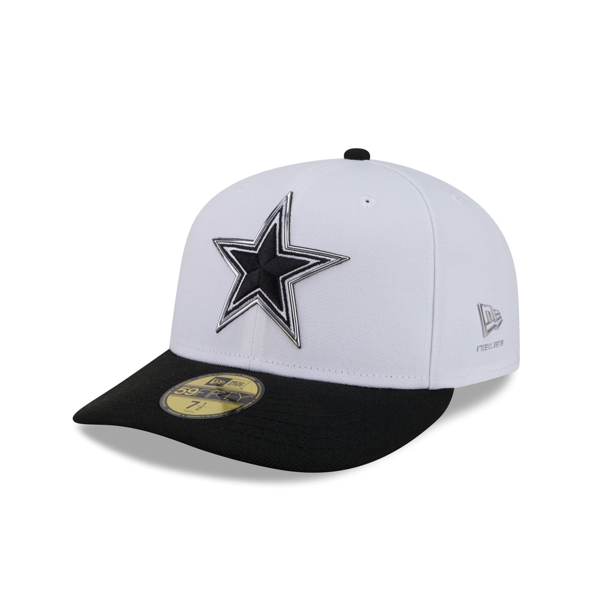 Dallas Cowboys 2026 Draft Black and White 59FIFTY Fitted Hat