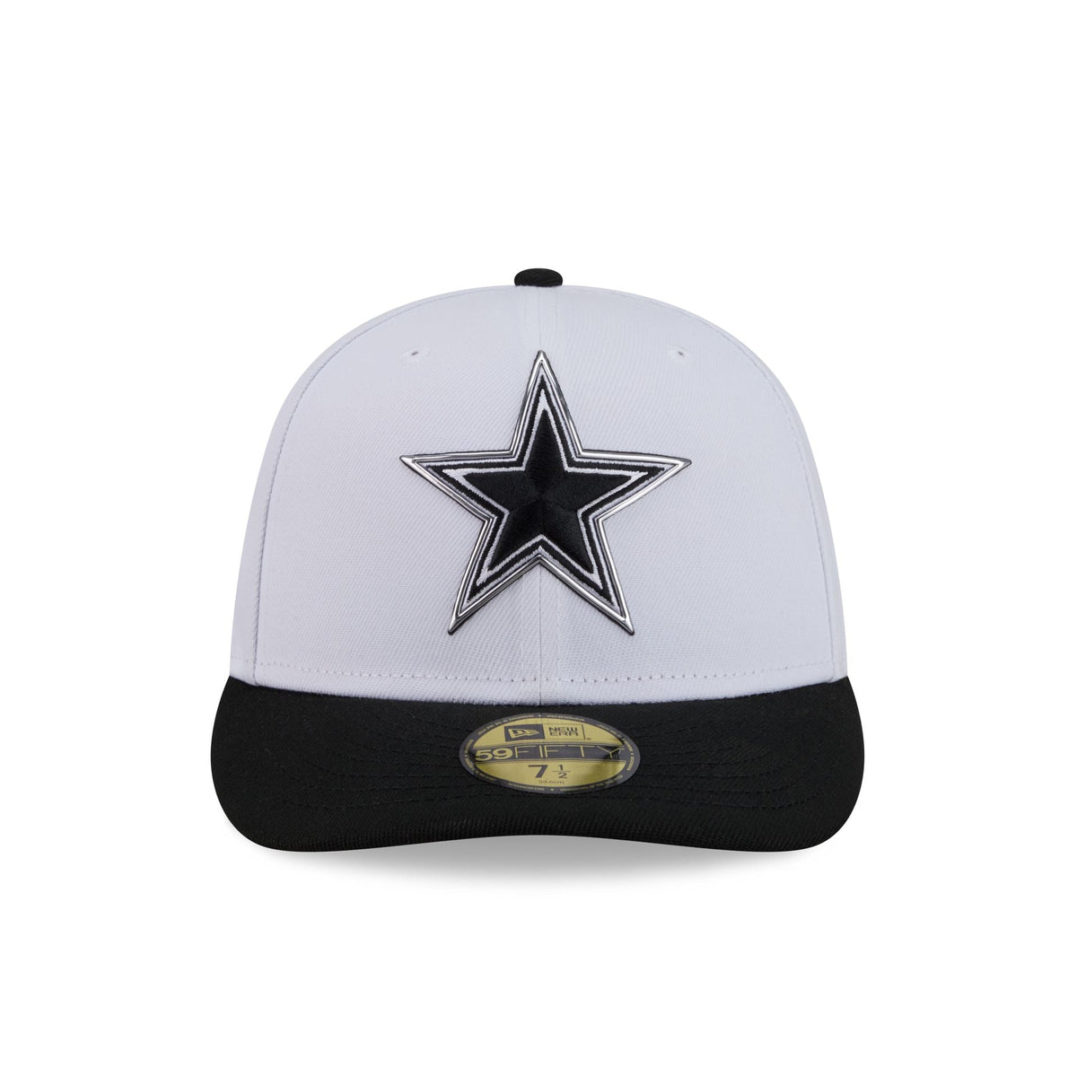 Dallas Cowboys 2026 Draft Black and White 59FIFTY Fitted Hat