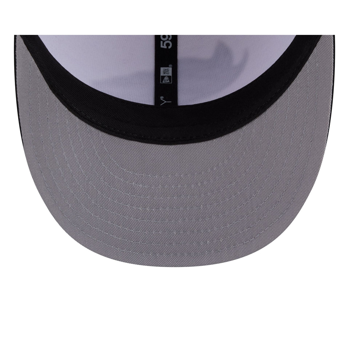 Denver Broncos 2026 Draft Black and White 59FIFTY Fitted Hat