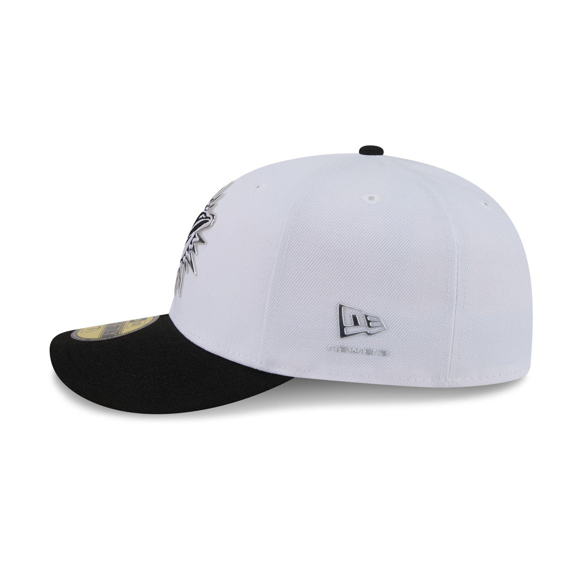 Miami Dolphins 2026 Draft Black and White 59FIFTY Fitted Hat