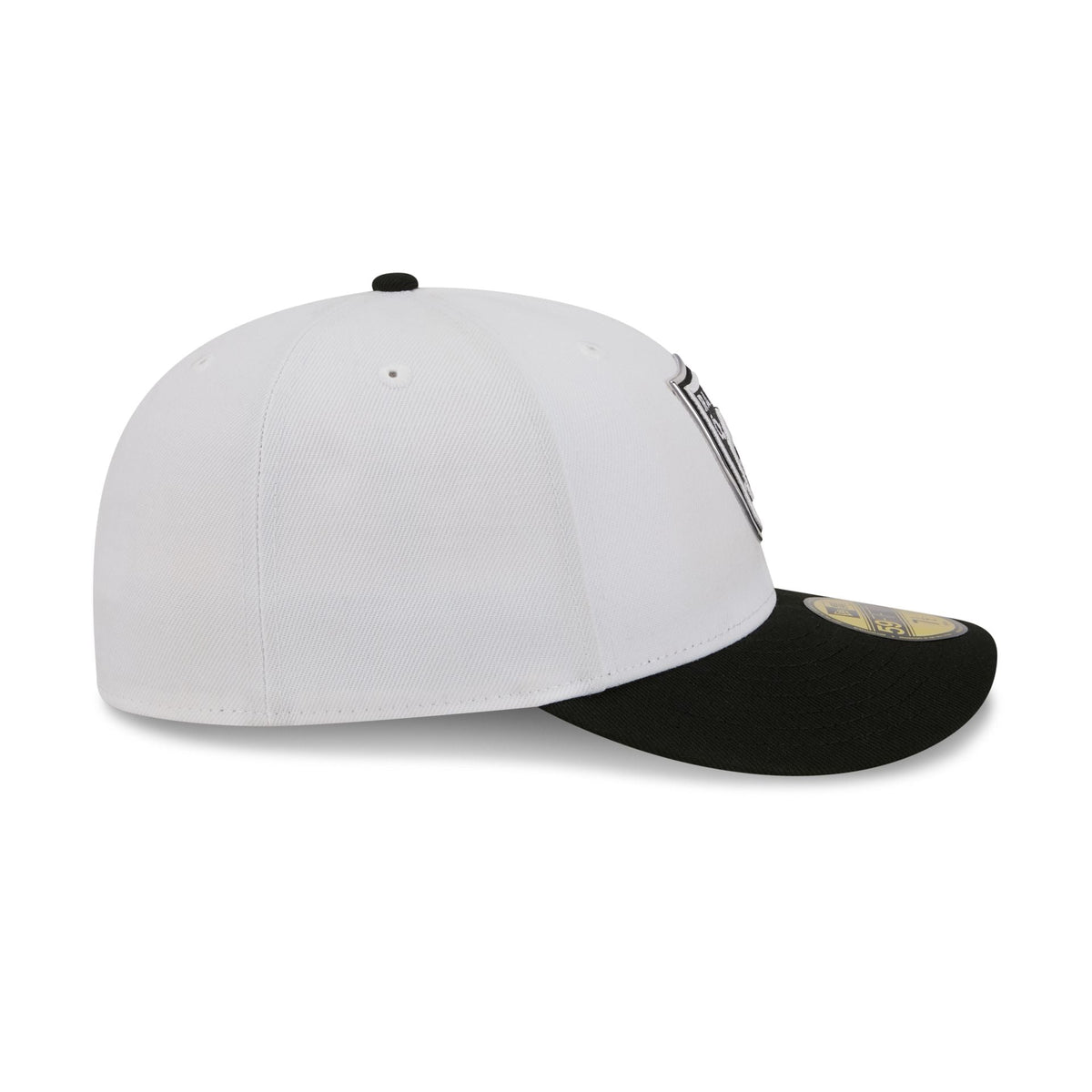 Las Vegas Raiders 2026 Draft Black and White 59FIFTY Fitted Hat