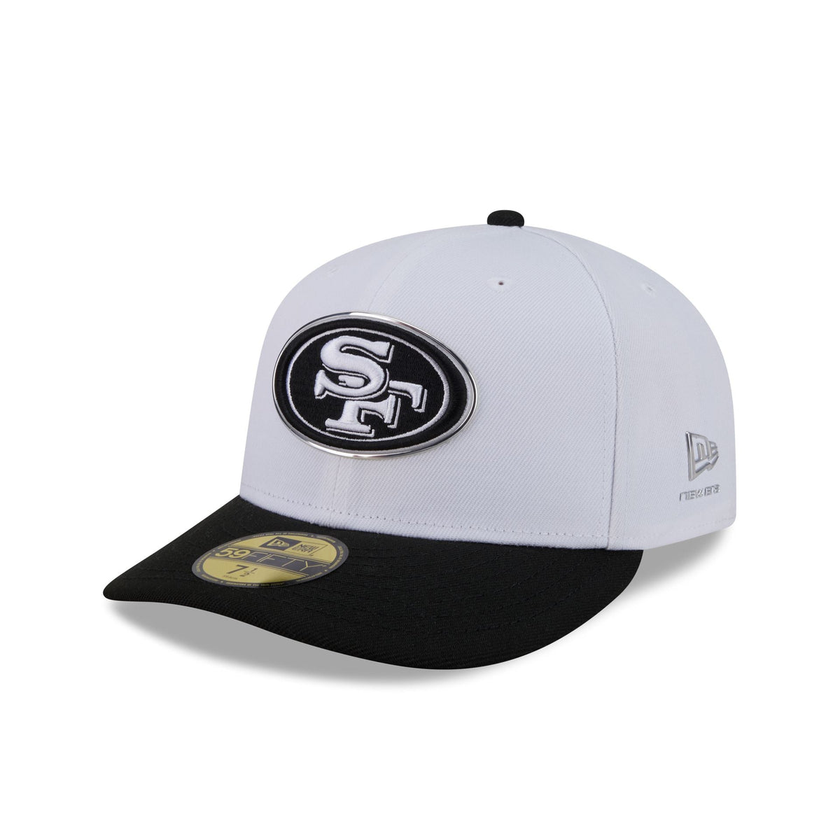 San Francisco 49ers 2026 Draft Black and White 59FIFTY Fitted Hat
