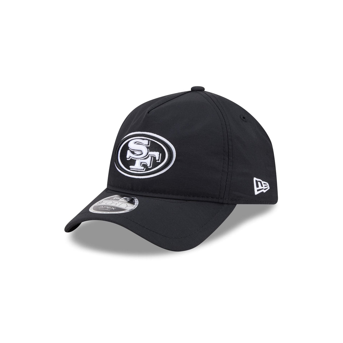San Francisco 49ers Black 9FORTY APEX Snapback Hat