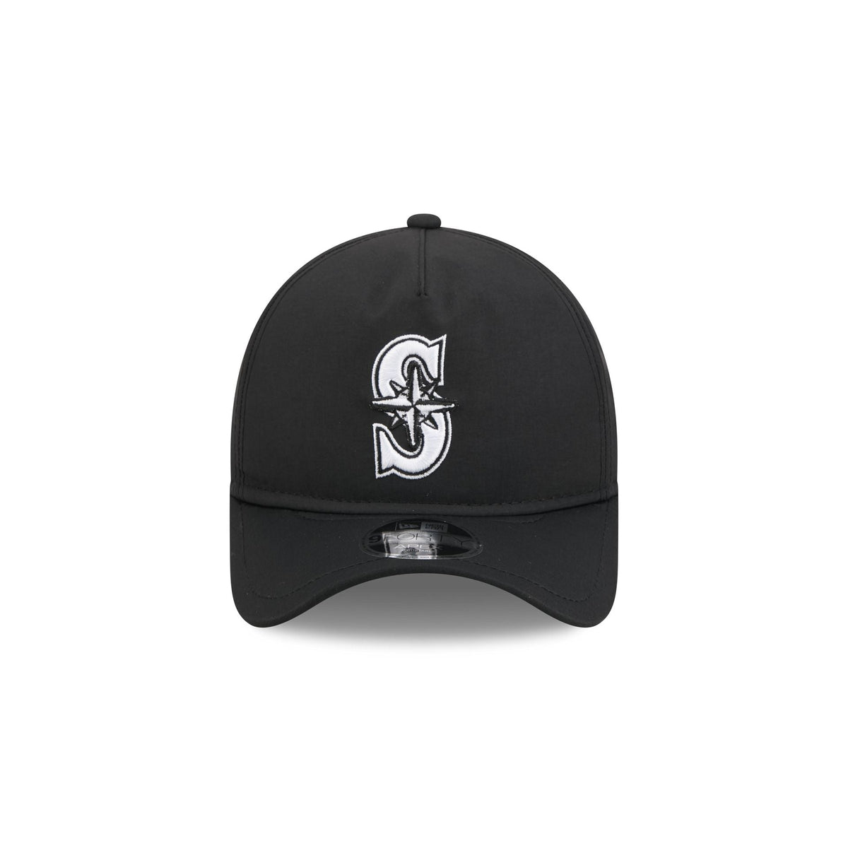 Seattle Mariners Black 9FORTY APEX Snapback Hat
