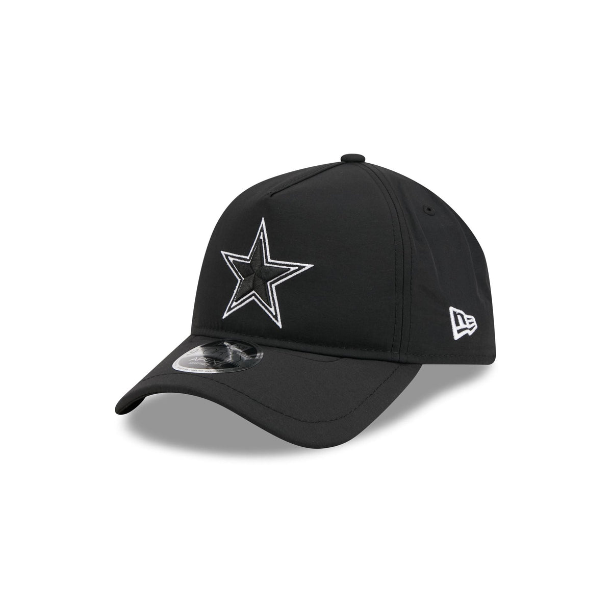 Dallas Cowboys Black 9FORTY APEX Snapback Hat