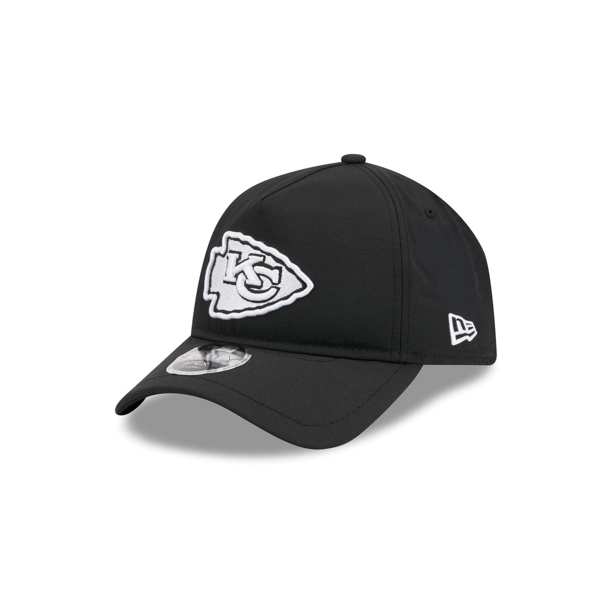 Kansas City Chiefs Black 9FORTY APEX Snapback Hat