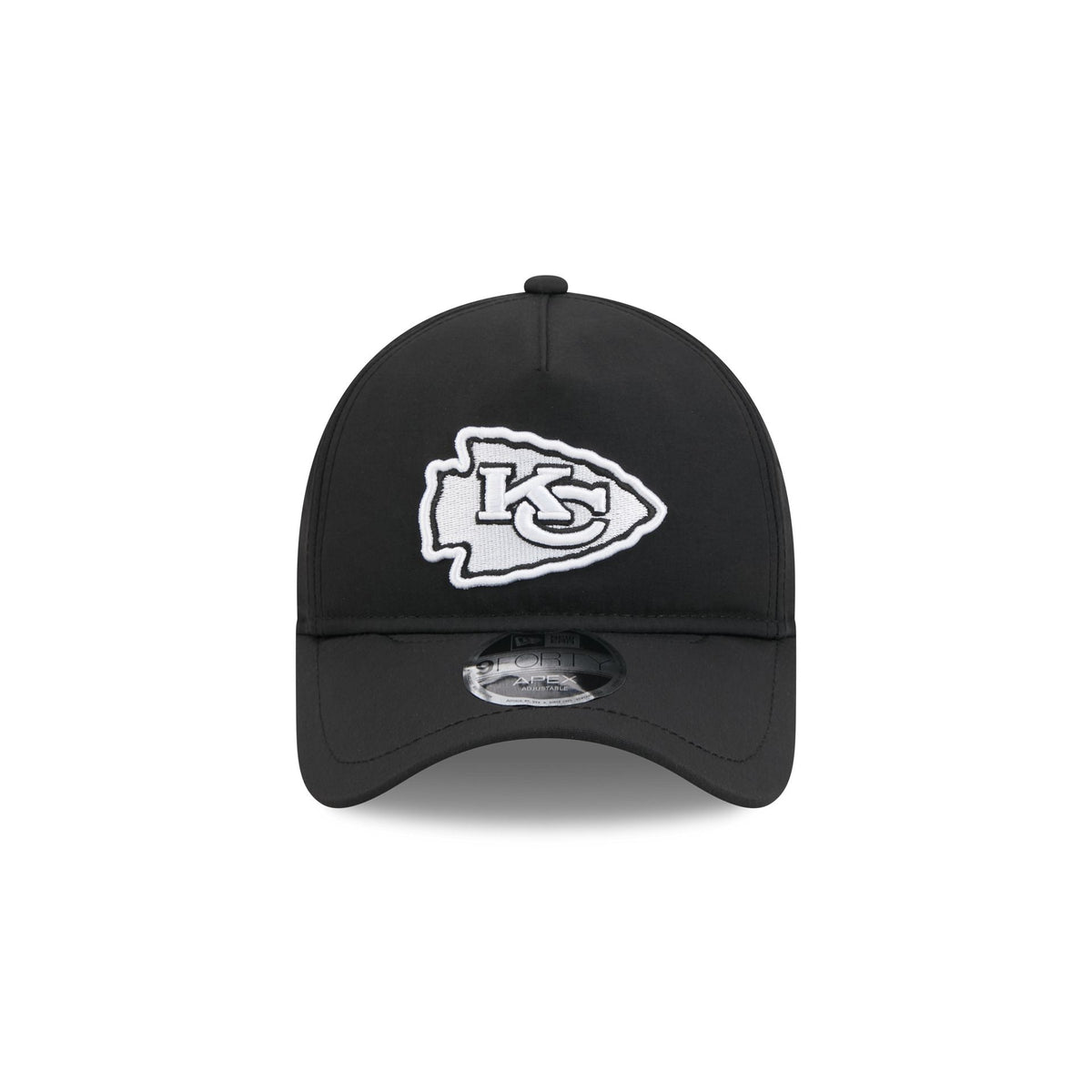 Kansas City Chiefs Black 9FORTY APEX Snapback Hat