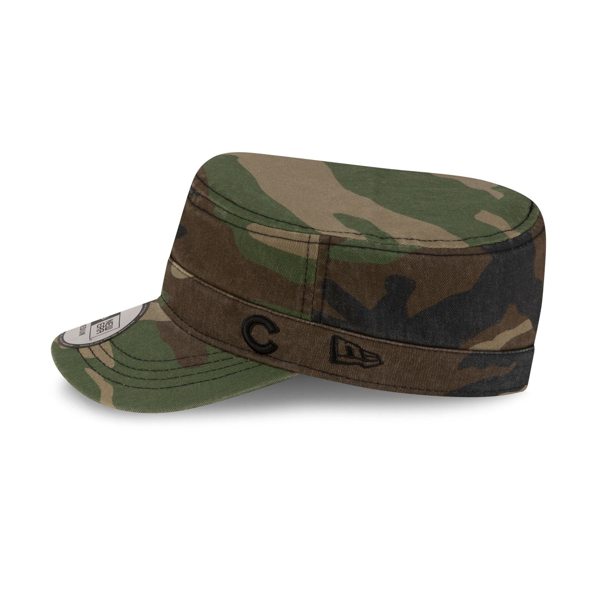 Chicago Cubs Woodland Camo Military Cap