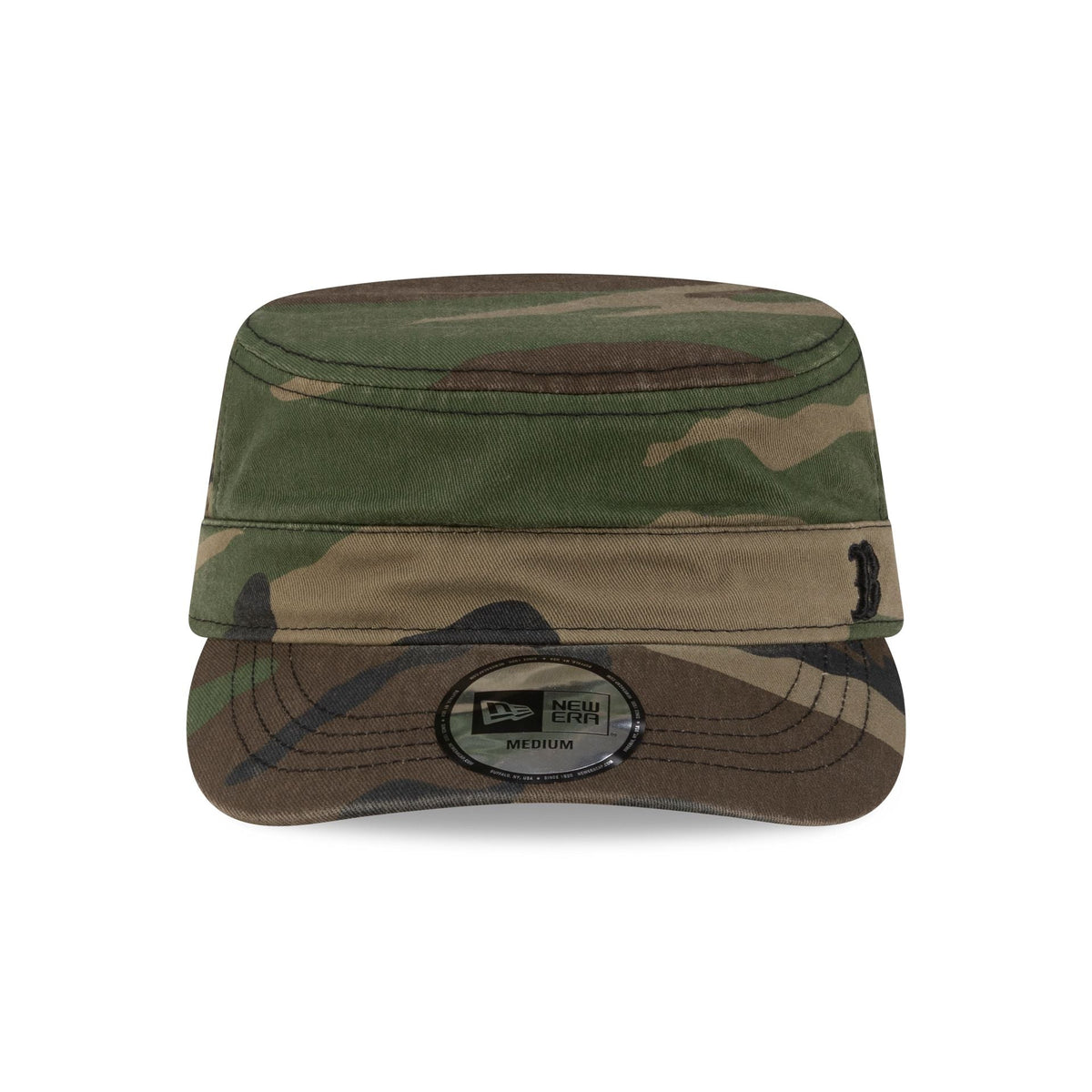 Boston Red Sox Woodland Camo Military Cap