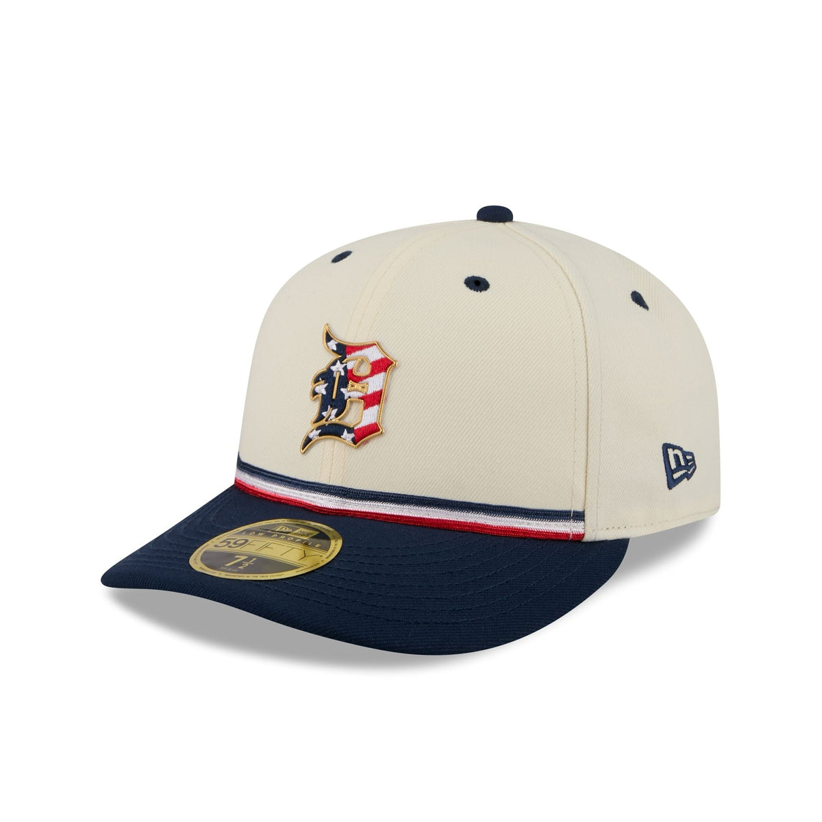 Detroit Tigers Independence Day 2026 Low Profile 59FIFTY Fitted Hat
