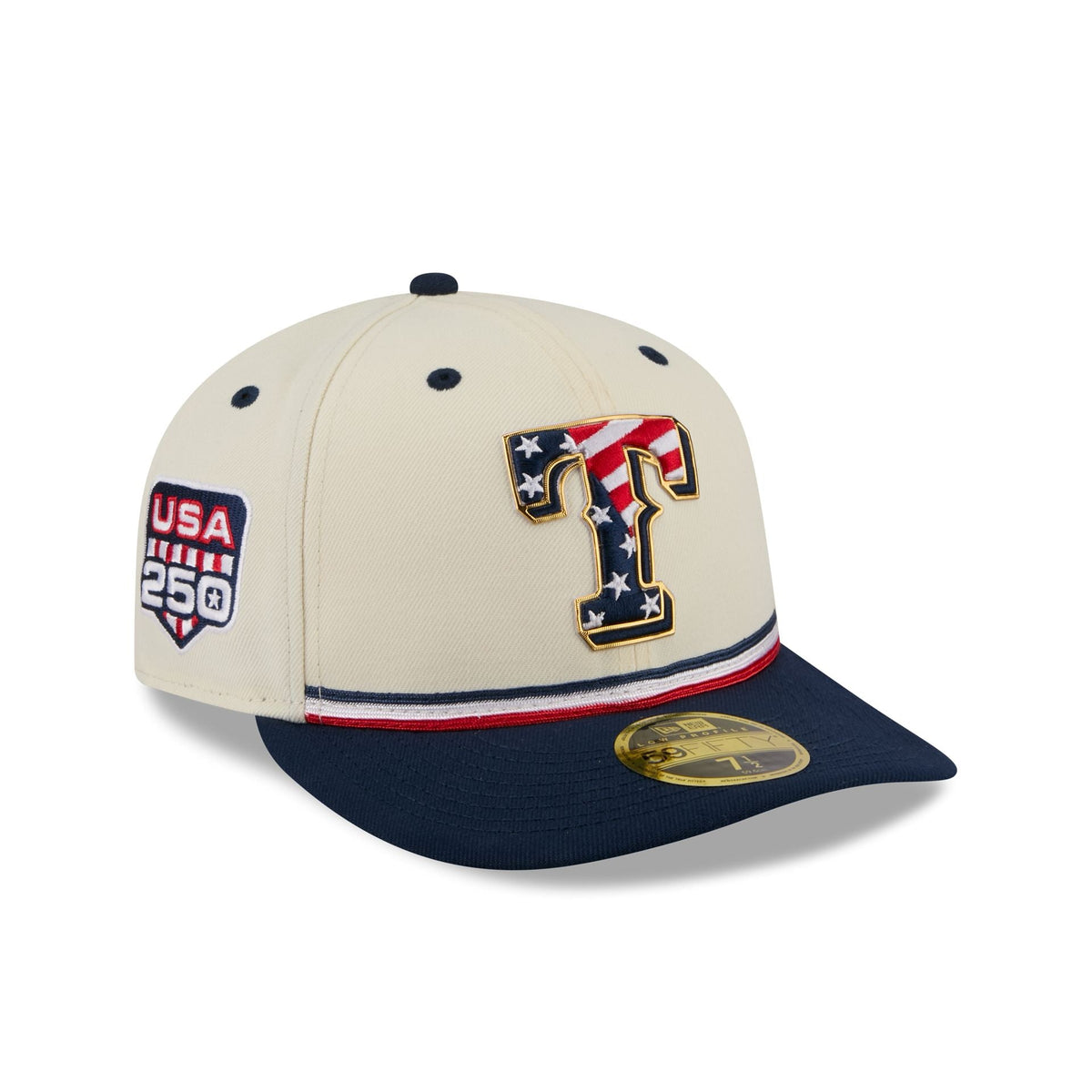 Texas Rangers Independence Day 2026 Low Profile 59FIFTY Fitted Hat