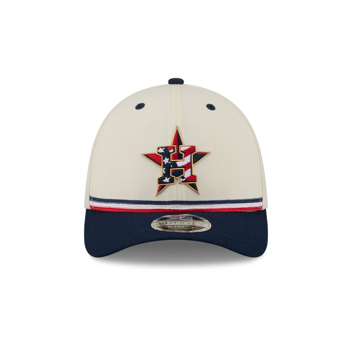 Houston Astros Independence Day 2026 39THIRTY M-Crown Stretch Fit Hat
