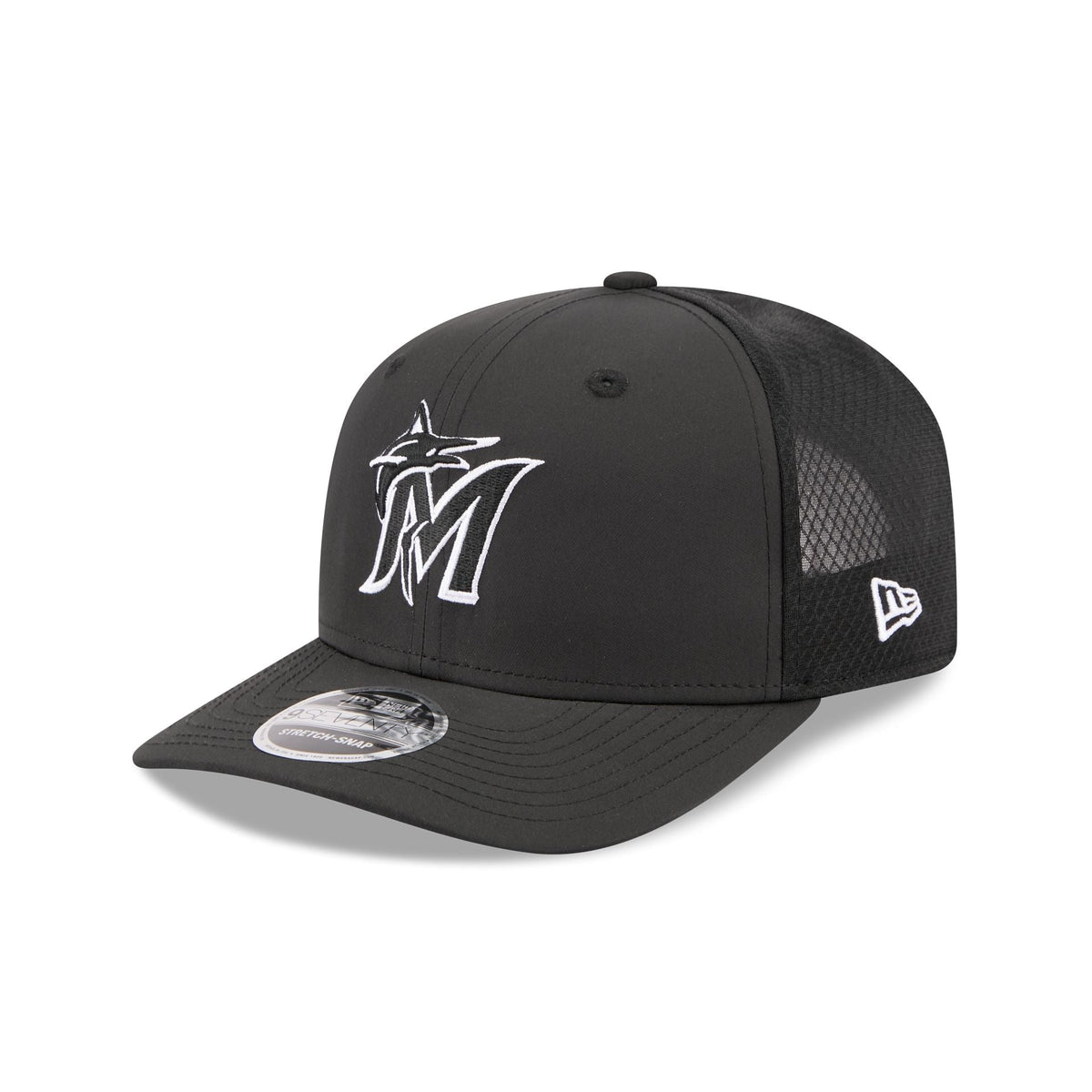 Miami Marlins 2026 Batting Practice Fan Pack 9SEVENTY Stretch-Snap Hat