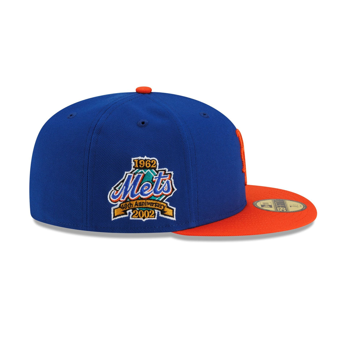 New York Mets Anniversary Sidepatch 59FIFTY Fitted Hat