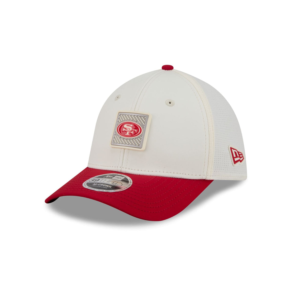 San Francisco 49ers 2026 Training 39THIRTY M-Crown Stretch-Fit Hat