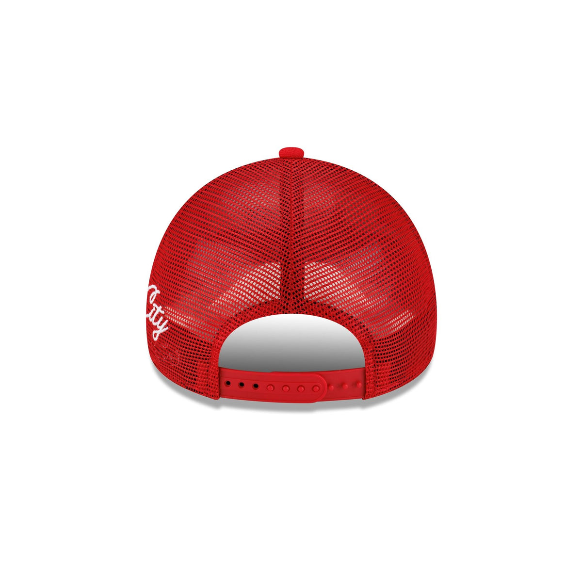 Kansas City Chiefs Side Script 9FORTY A-Frame Trucker Hat